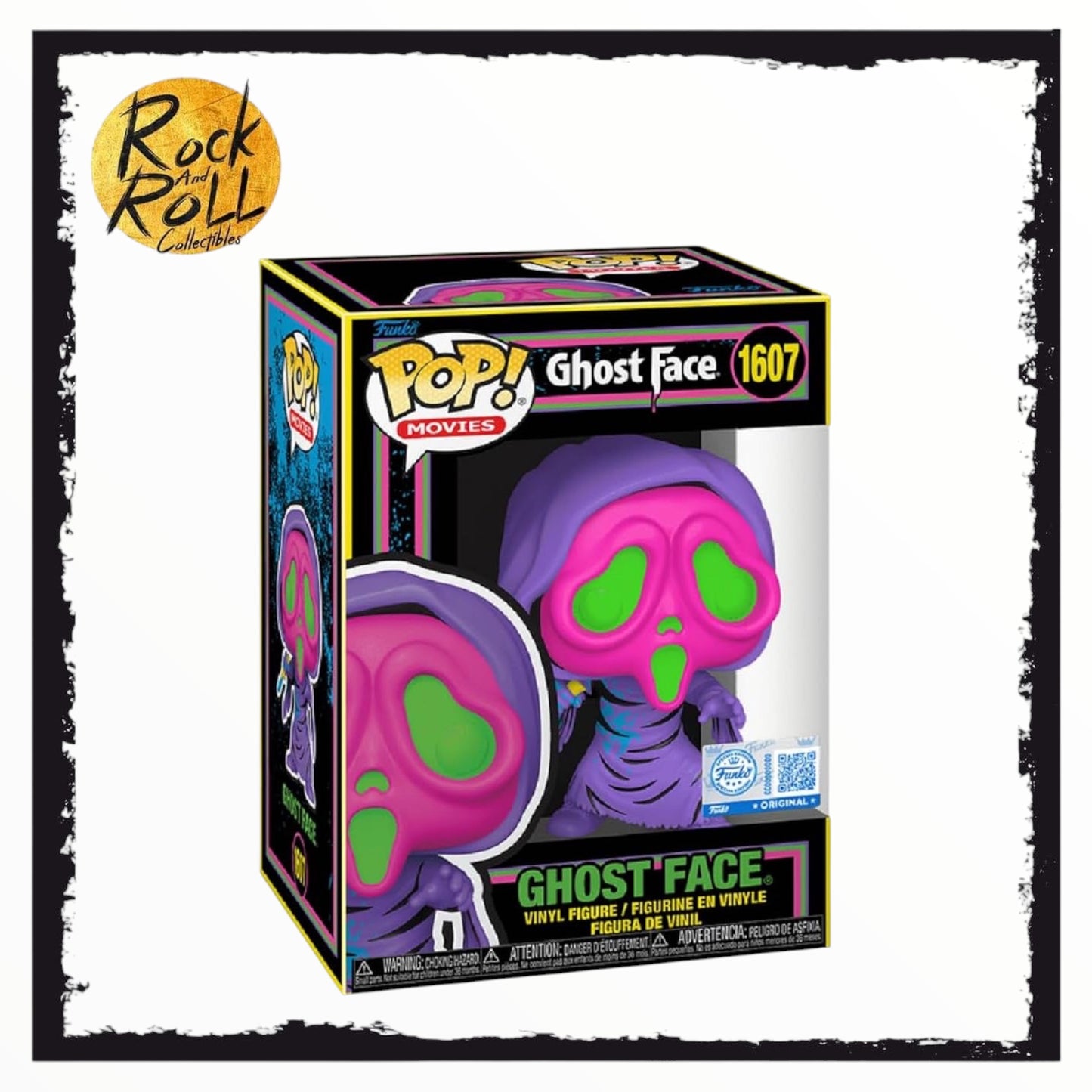 Scream - Ghost Face (Blacklight Special Edition) Funko Pop! Movies #1607