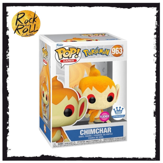 Pokemon - Chimchar (Flocked) Funko Pop! #963 Funko Exclusive Limited Edition