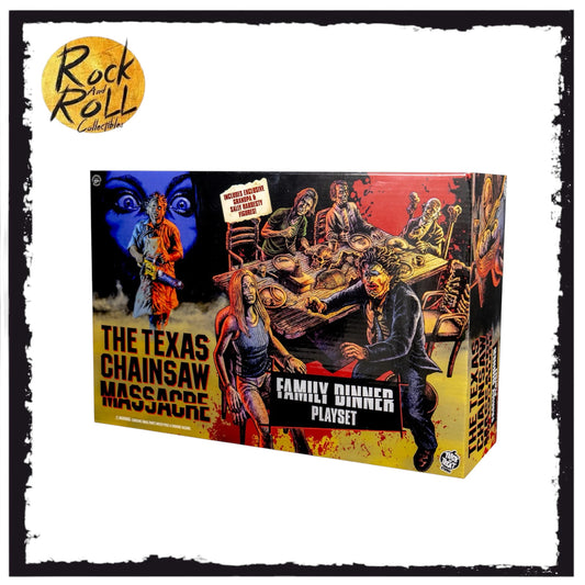 Trick or Treat Studios AF Texas Chainsaw Massacre Dinner Scene Play Set 5”