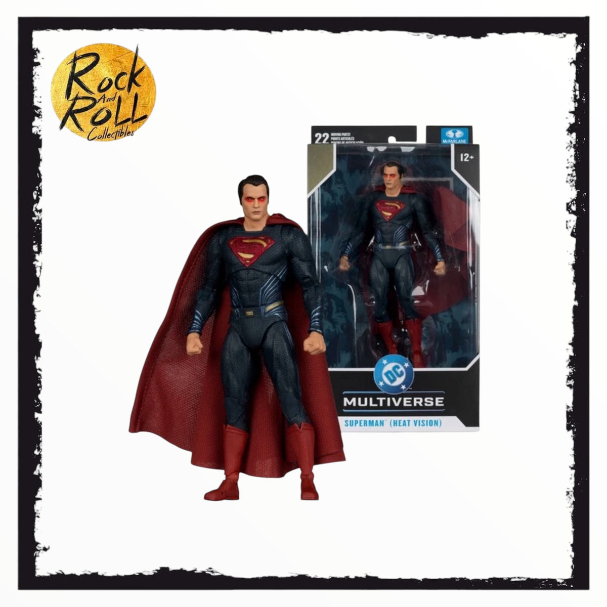 DC Multiverse - Batman V Superman: Dawn of Justice - 7" Superman (Heat Vision)