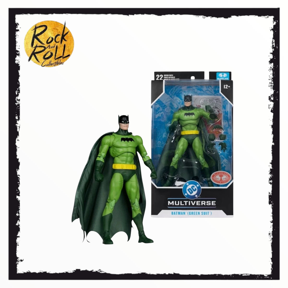 McFarlane Batman Green Suit Red Platinum Edition Action Figure