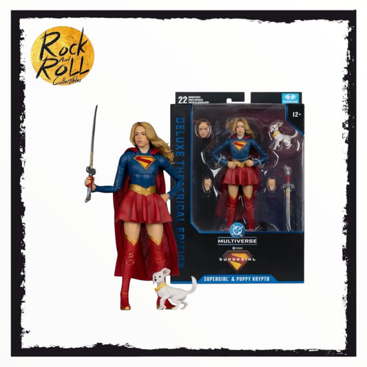 McFarlane Toys - DC Multiverse - Supergirl Movie - 7" Supergirl & Puppy Krypto A