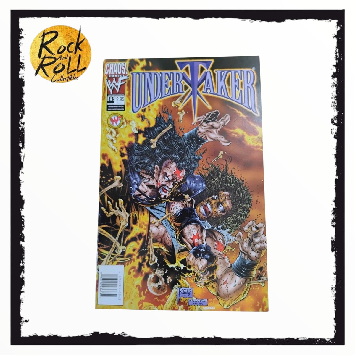Undertaker #8 (Chaos! Comics, 1999) WWF