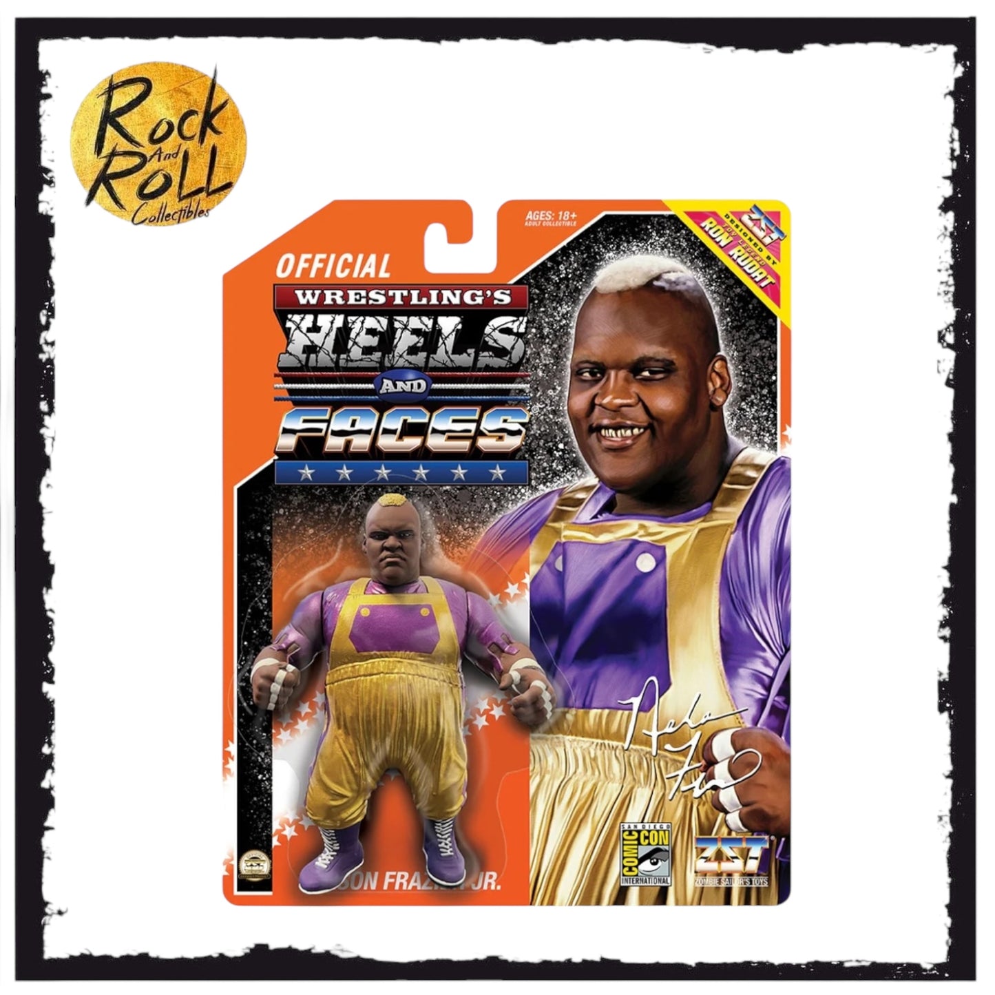 Zombie Sailor Toys Heels and Faces - Nelson Frazier Jr. - Orange Card Series PRE ORDER