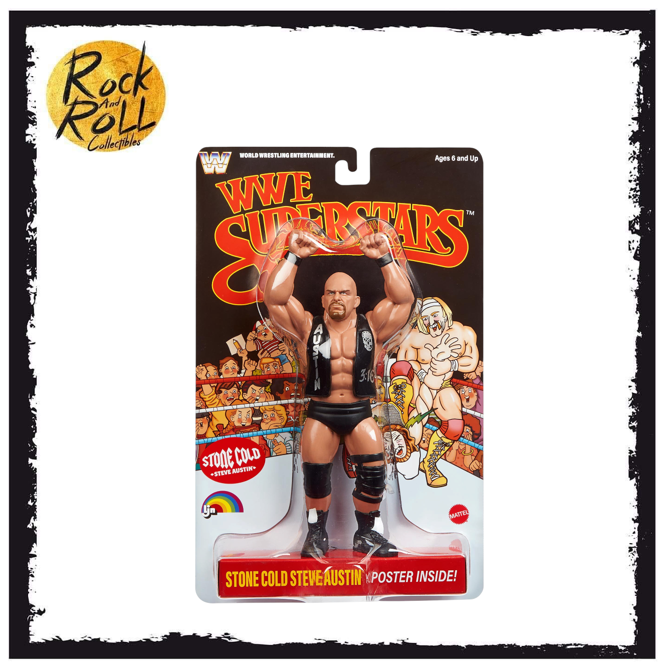 WWE LJN Superstars - Stone Cold Black Card US Import