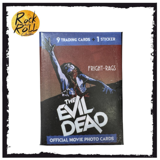 Fright Rags - The Evil Dead 9 Trading Cards/1 Sticker - 1 x Sealed Wax Pack