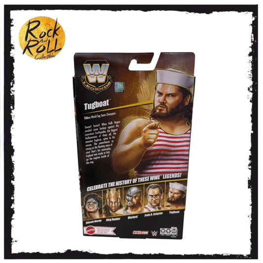Box Damage - WWE Legends Elite Series Greatest Hits Tugboat US Import