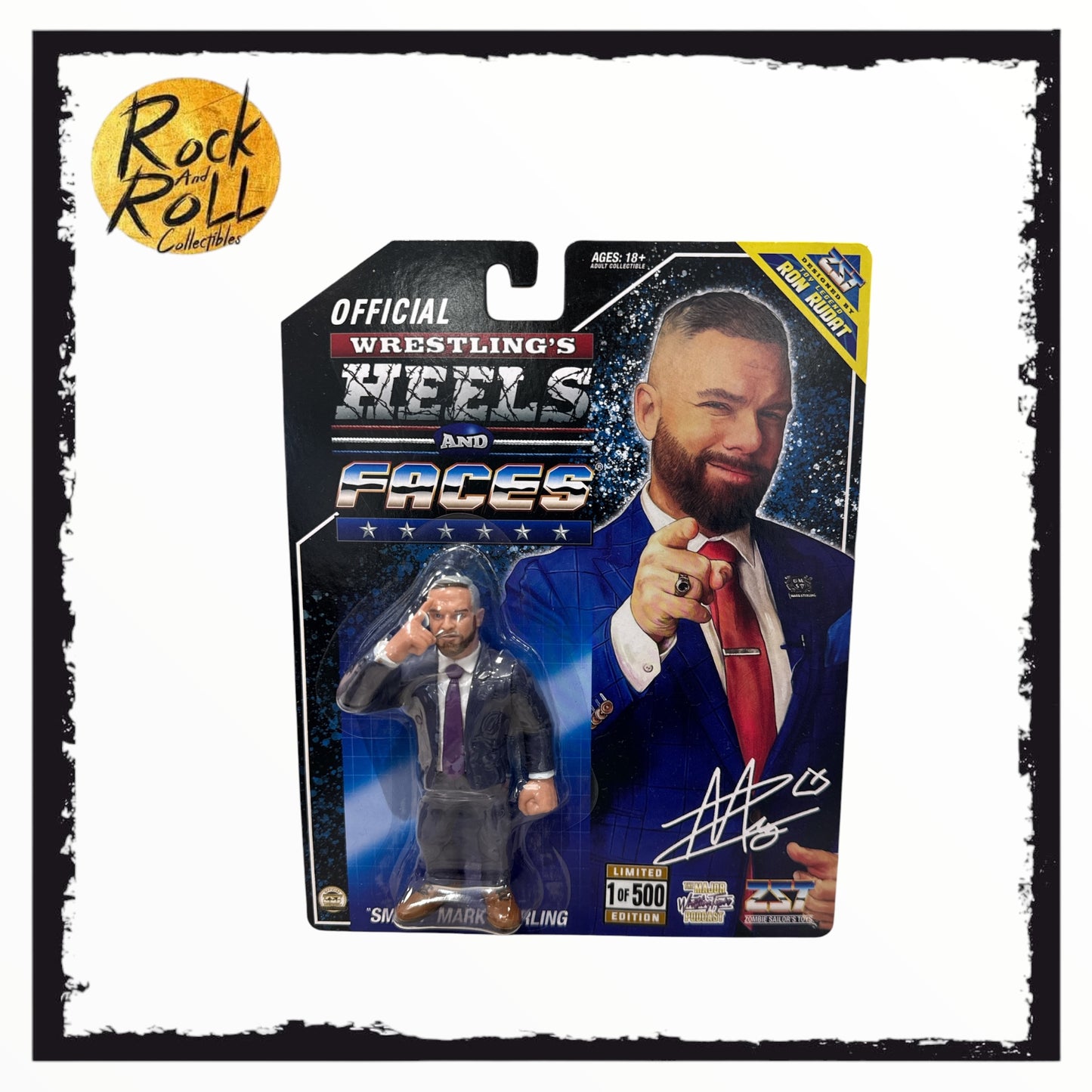 ZST - Zombie Sailor Toys Heels and Faces - “Smart” Mark Sterling 1 of 500 Limited Edition