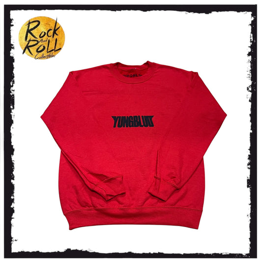 Yungblud - There Is Life On Mars - Red Crew Neck Sweatshirt