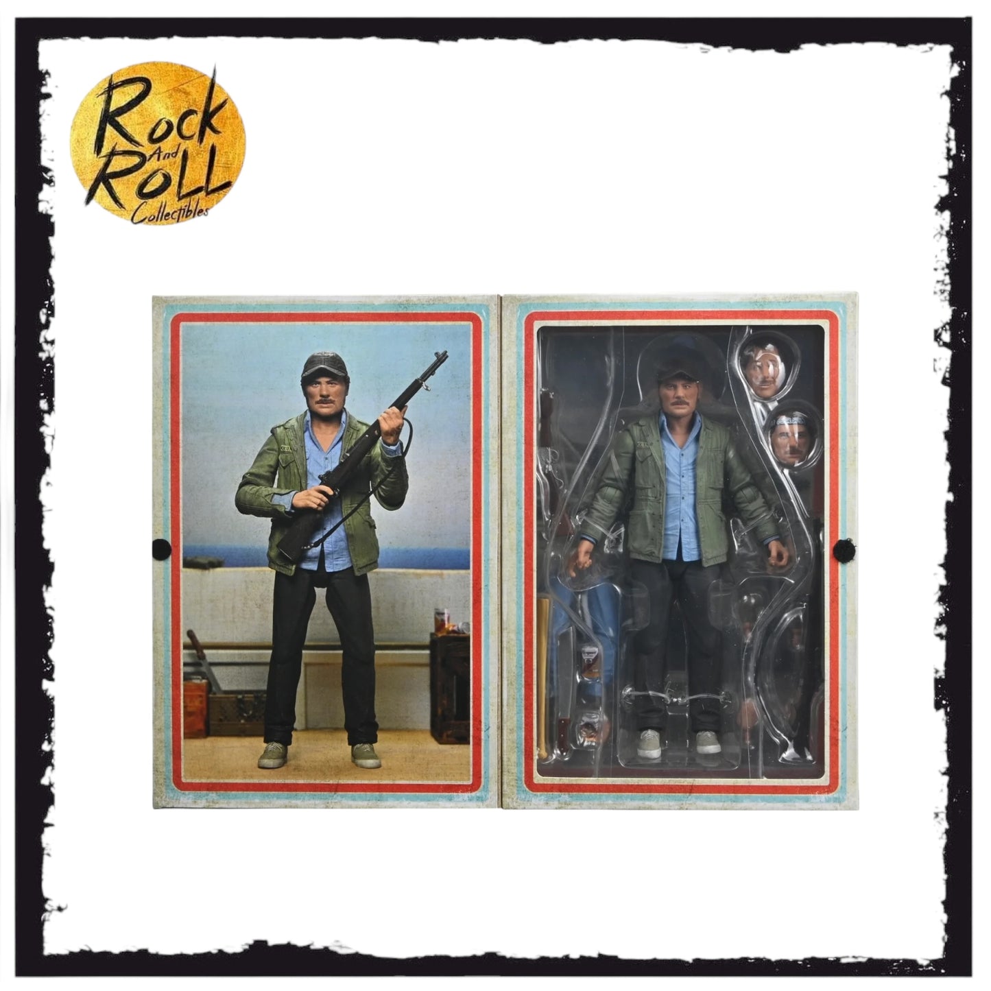 NECA JAWS - Sam Quint Ultimate 7” Scale Action Figure 50th Anniversary