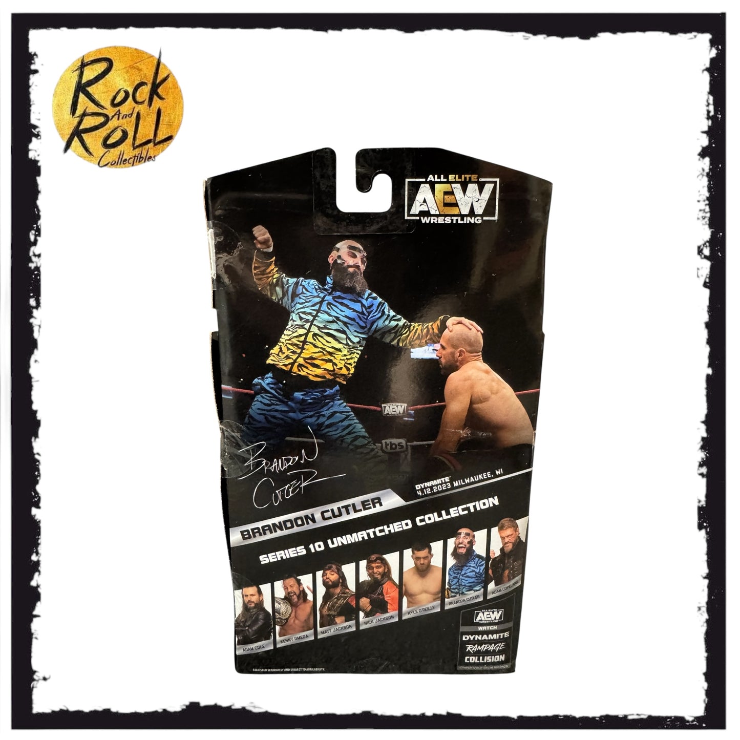 Not Mint Packaging - AEW Unmatched Collection Series 10 #81 Brandon Cutler 1 of 3000 LE Rare Chase - US Import