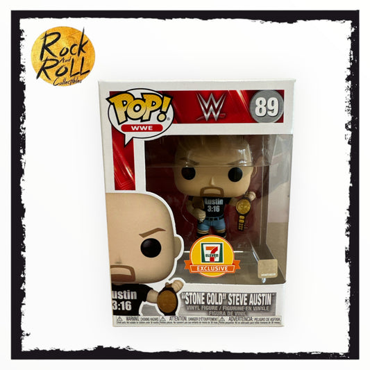 WWE “Stone Cold” Steve Austin Funko Pop! #89 7Eleven Exclusive Condition 8.75/10