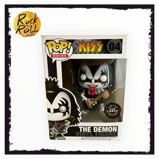 Kiss - The Demon (Glow Chase) Funko Pop! #04 Condition 8.5/10