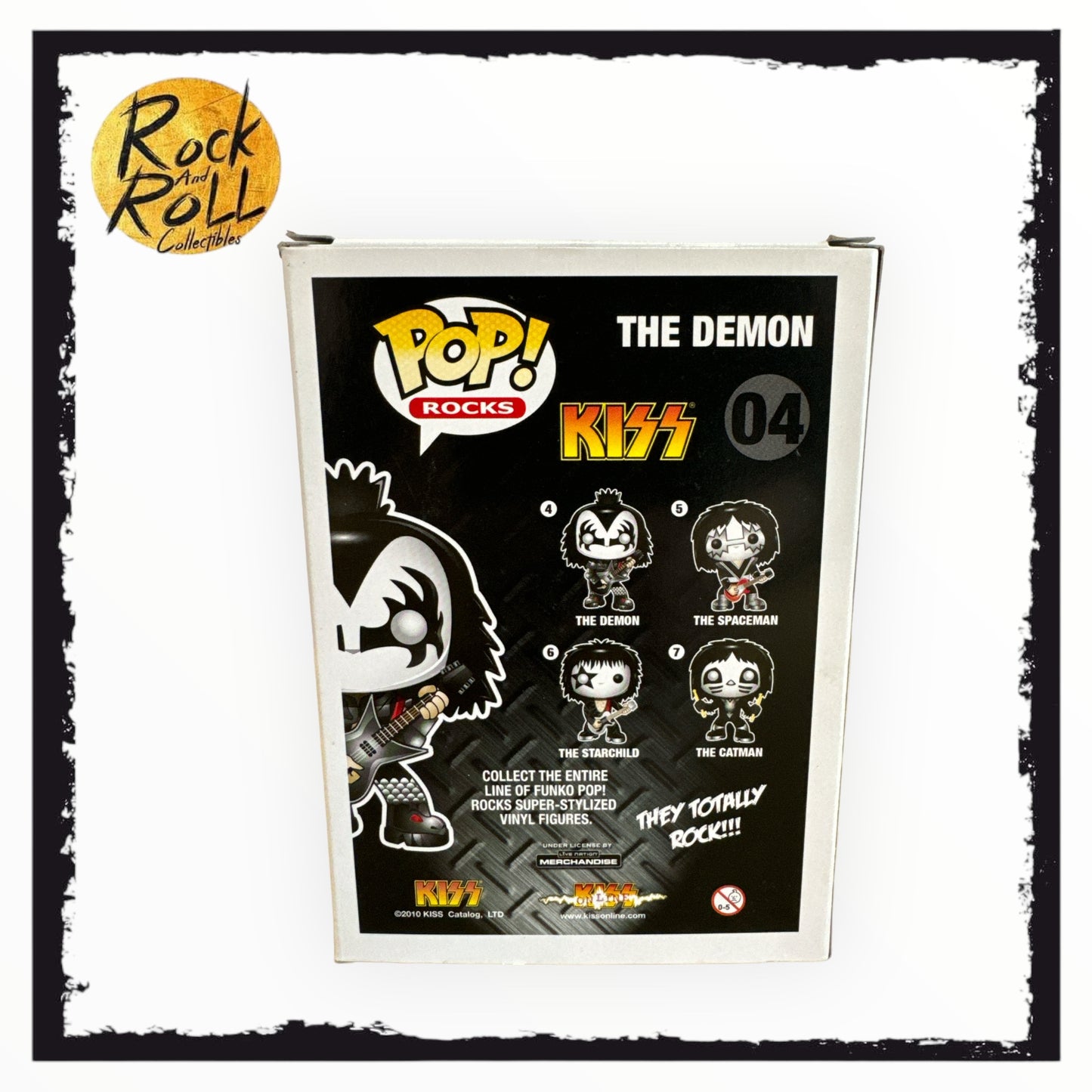 Kiss - The Demon (Glow Chase) Funko Pop! #04 Condition 8.5/10