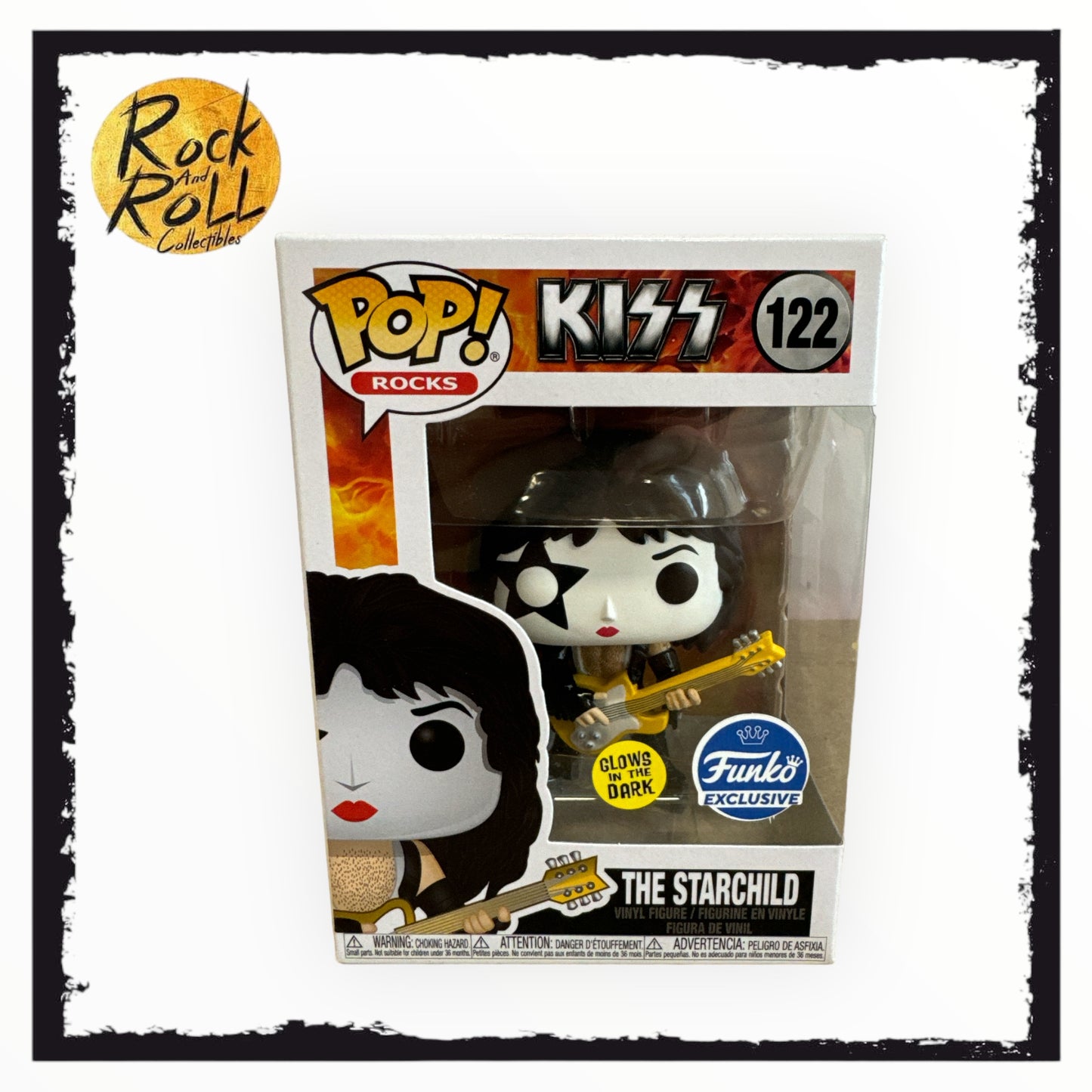 Kiss - The Starchild GITD Funko Pop! #122 Funko Exclusive