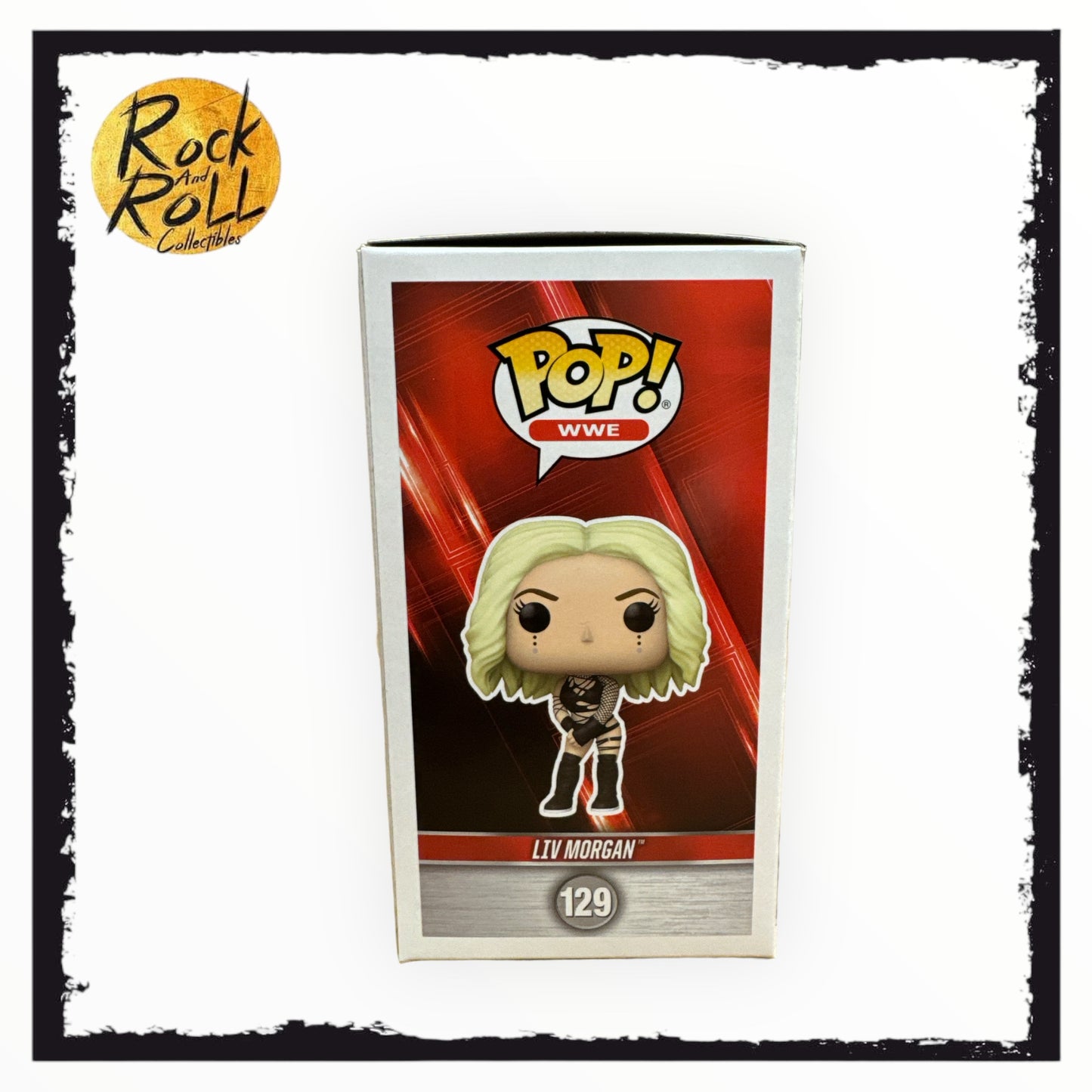 Damaged Window/Sticker - WWE Liv Morgan Funko Pop! #129 2023 Fun On The Run