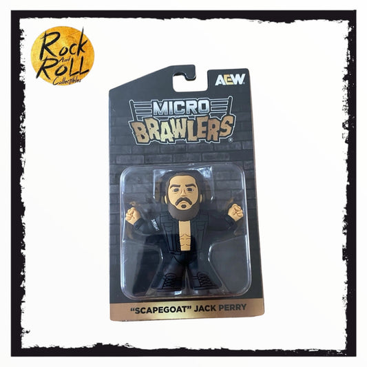AEW Pro Wrestling Crate Scapegoat Jack Perry Micro Brawler Figure