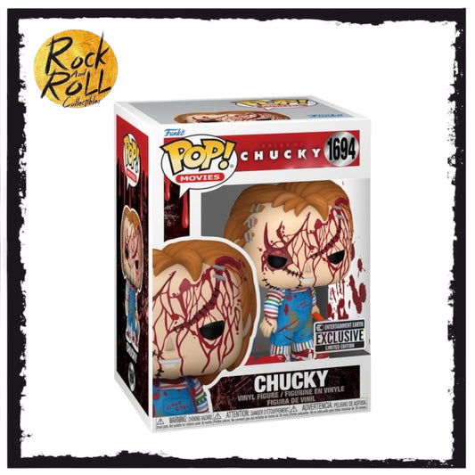 Chucky #1694 (Bloody) Funko Pop! - Bride of Chucky - Entertainment Earth Exclusive