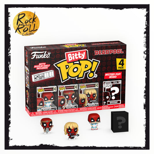 Deadpool Sleepover - Deadpool 4 Pack Bitty Pop!