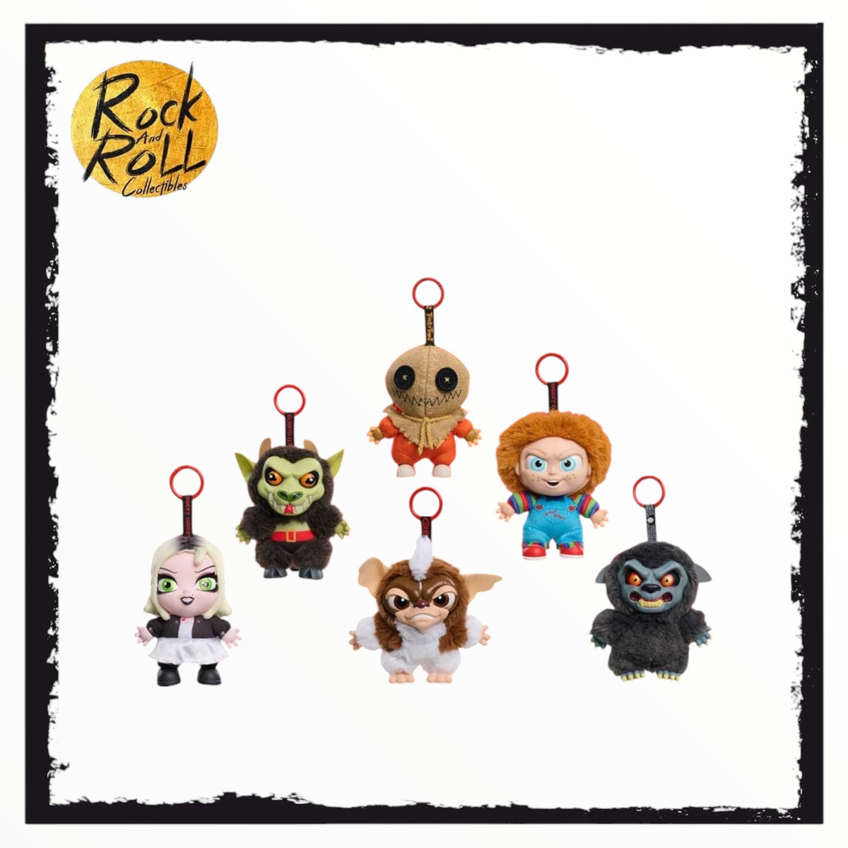 Tiny Nightmares Fright Face Plush Keychain Mystery Box