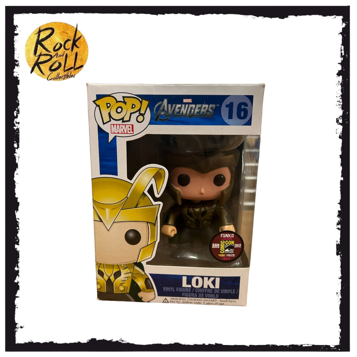 Loki #16 Funko Pop! - The Avengers - SDCC 2012 Exclusive LE480 Pcs - Condition 7/10