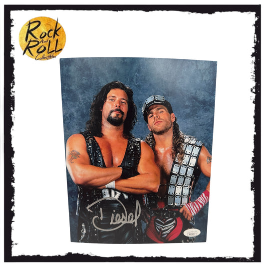 Diesel Signed 8x10 JSA COA Photo w/Shawn Michaels