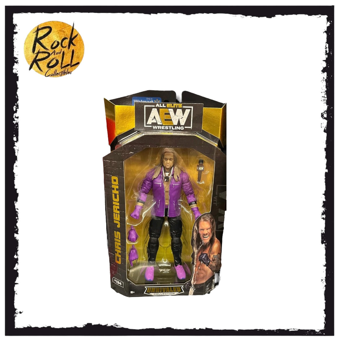 AEW Unrivaled Chris Jericho Wrestling Figure Walmart Exclusive