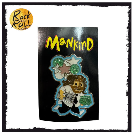 WWE Mick Foley ‘Mankind’ Box Glitter Enamel Pin