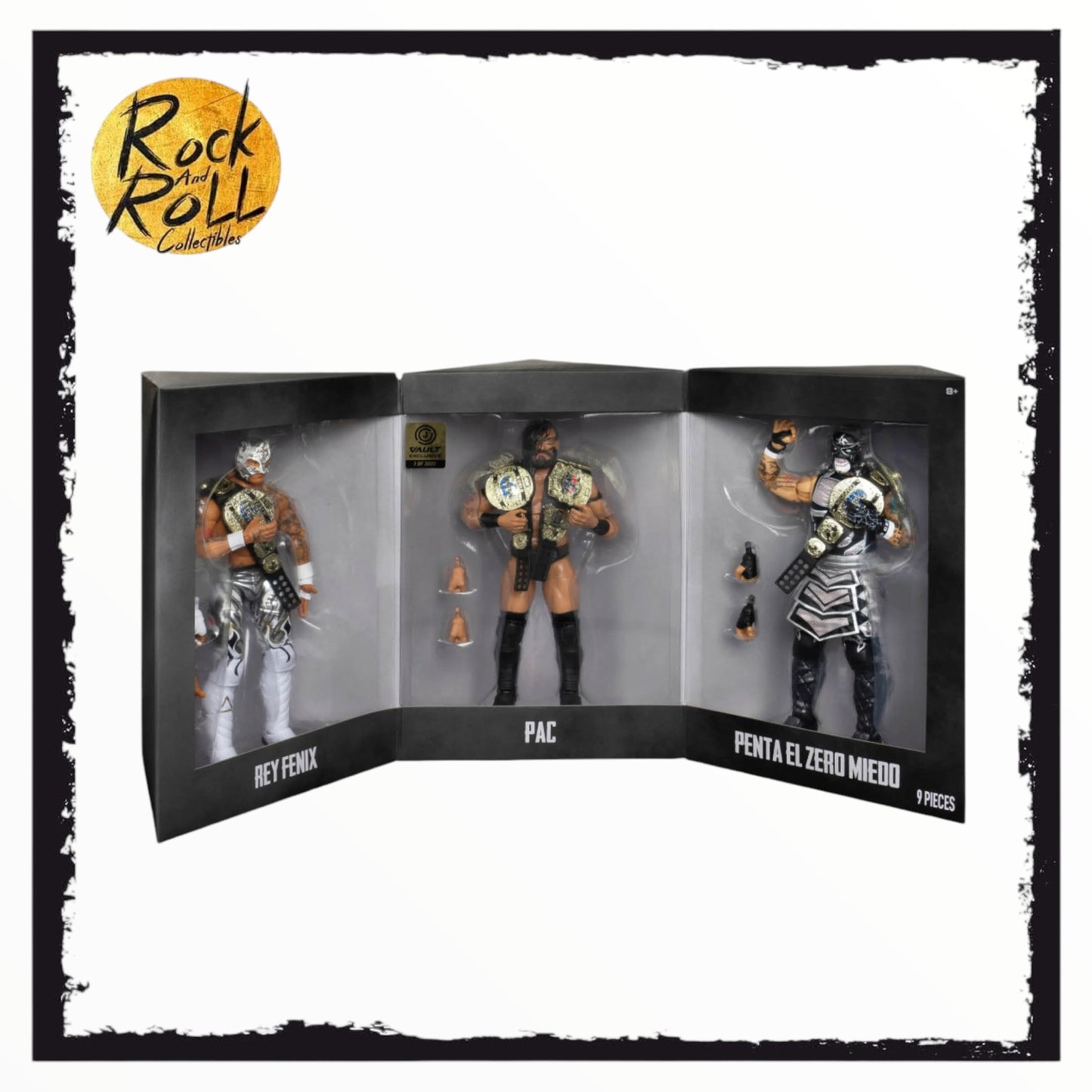 Death Triangle - 1/3000 AEW 3-Pack Vault Exclusive Jazwares