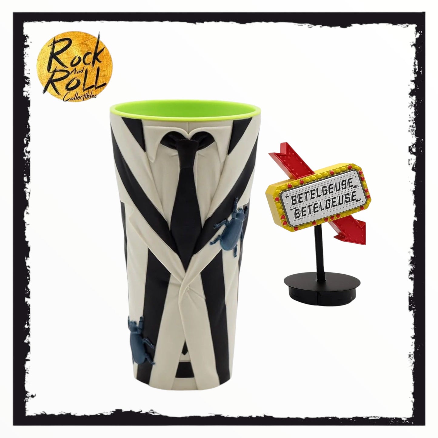 Beetlejuice Beetlejuice Cup & Betelguese Topper  - Exclusive Limited Edition