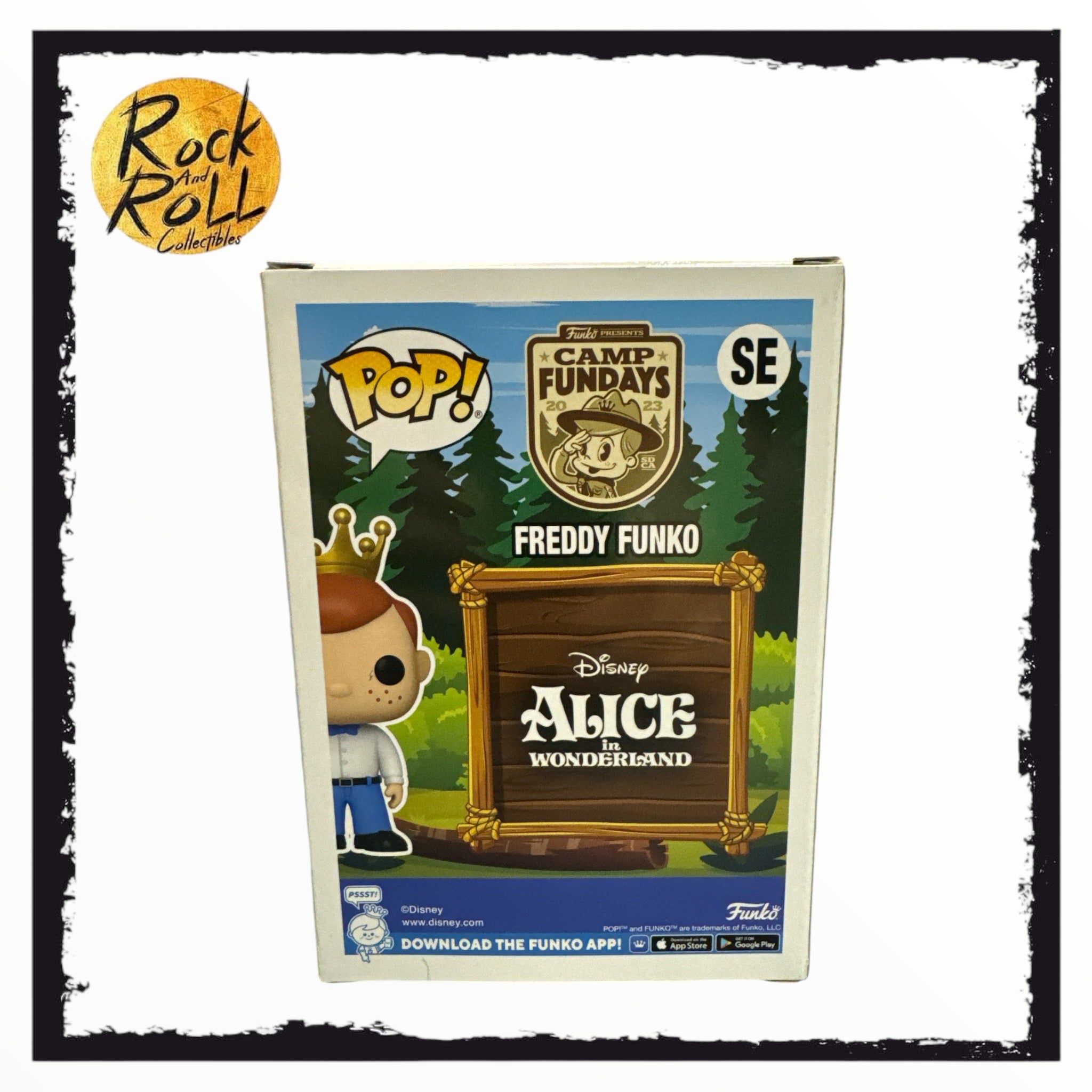 Funko Pop freddy as mad hatter Alice in popular wonderland