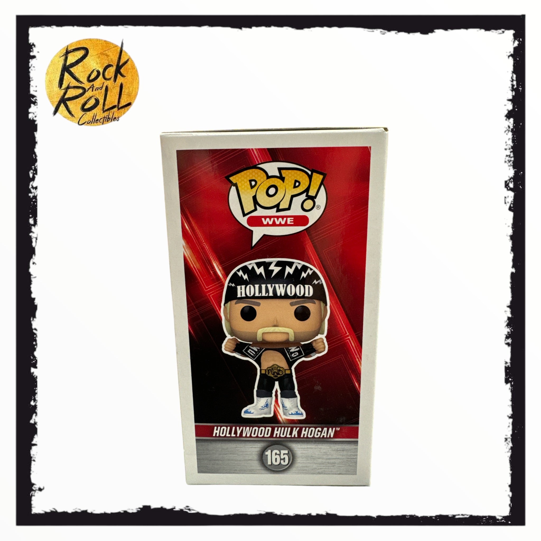 WWE Hollywood Hulk Hogan Funko Pop 165 Fanatics Exclusive Conditi rock and roll collectibles