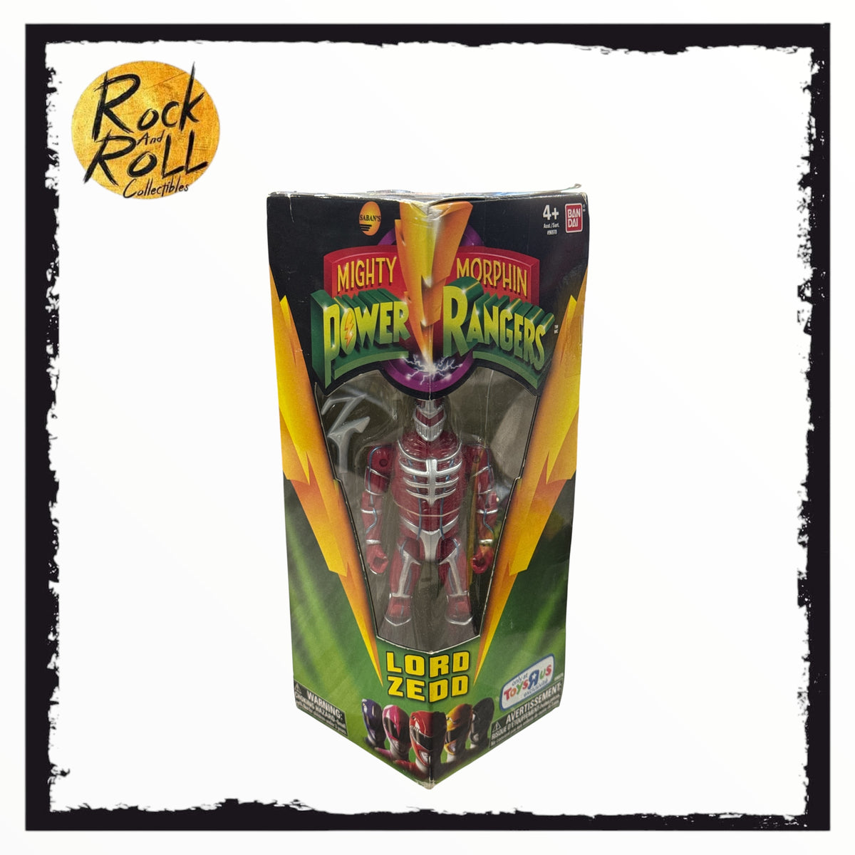 Not Mint Box - Bandai Mighty Morphin Power Rangers Action Figure -  Lord Zedd Toys R Us Exclusive US Import