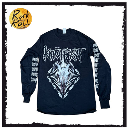 Slipknot Knotfest - Meets Hellfest 2019 Long Sleeve T-Shirt (Goat)