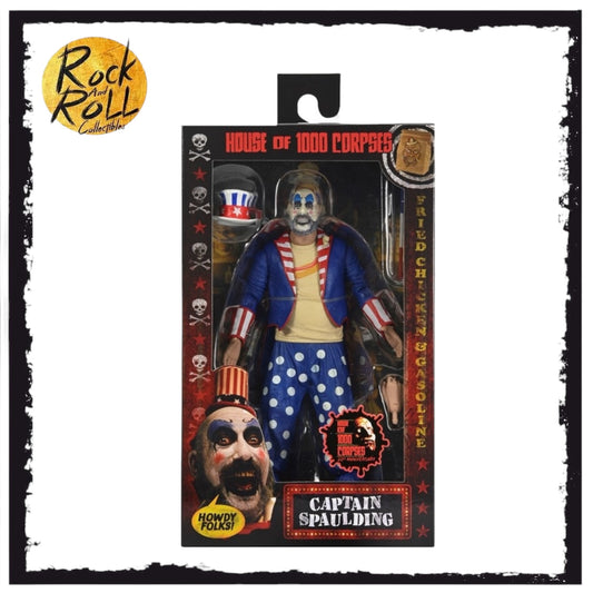 NECA House Of 1000 Corpses 20th Anniversary Captain Spaulding (Tailcoat) 7” Scale Action Figure