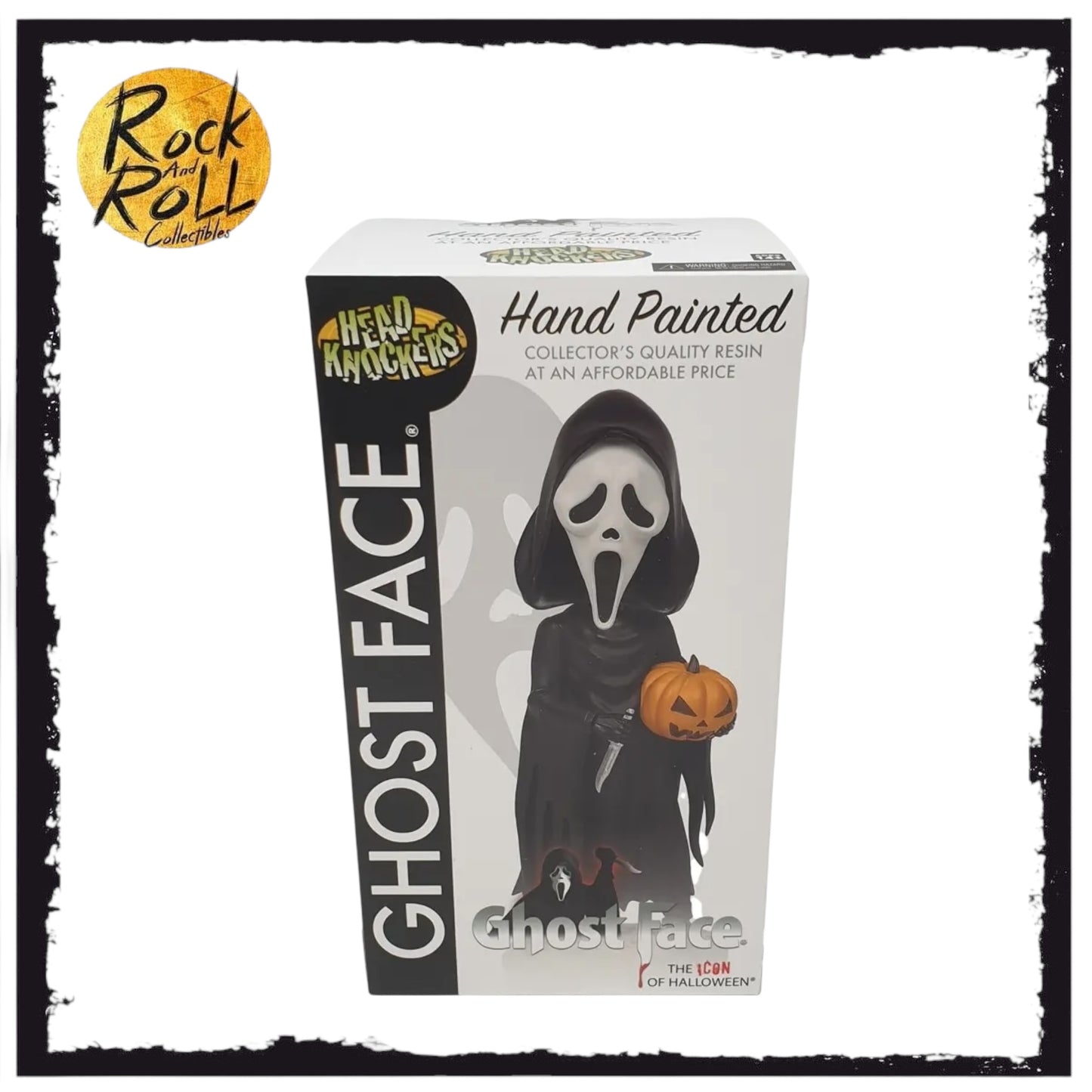 NECA Scream Ghost Face Pumpkin Head Knocker