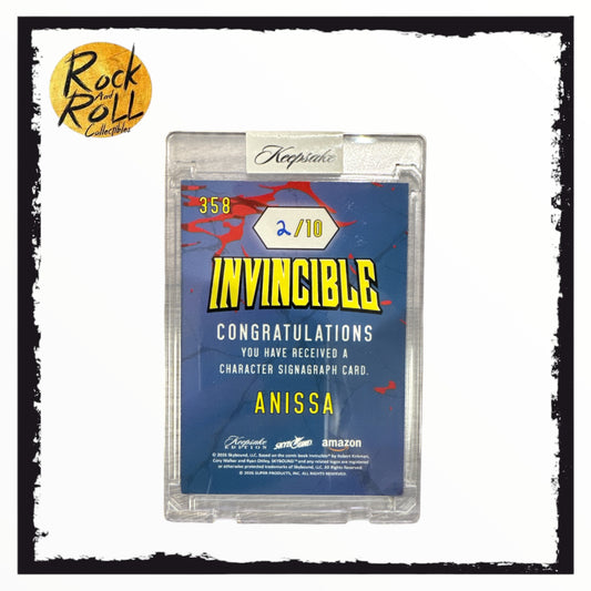 Invincible Keepsake Edition Anissa Laser Signagraph #358 LE 2/10