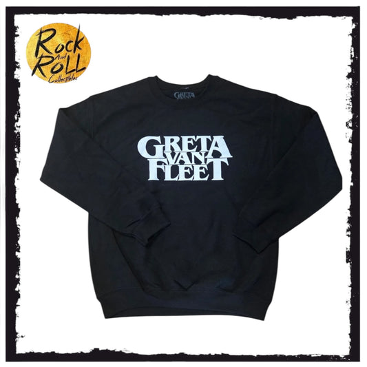 Greta Van Fleet Black Crew Neck Black Sweatshirt