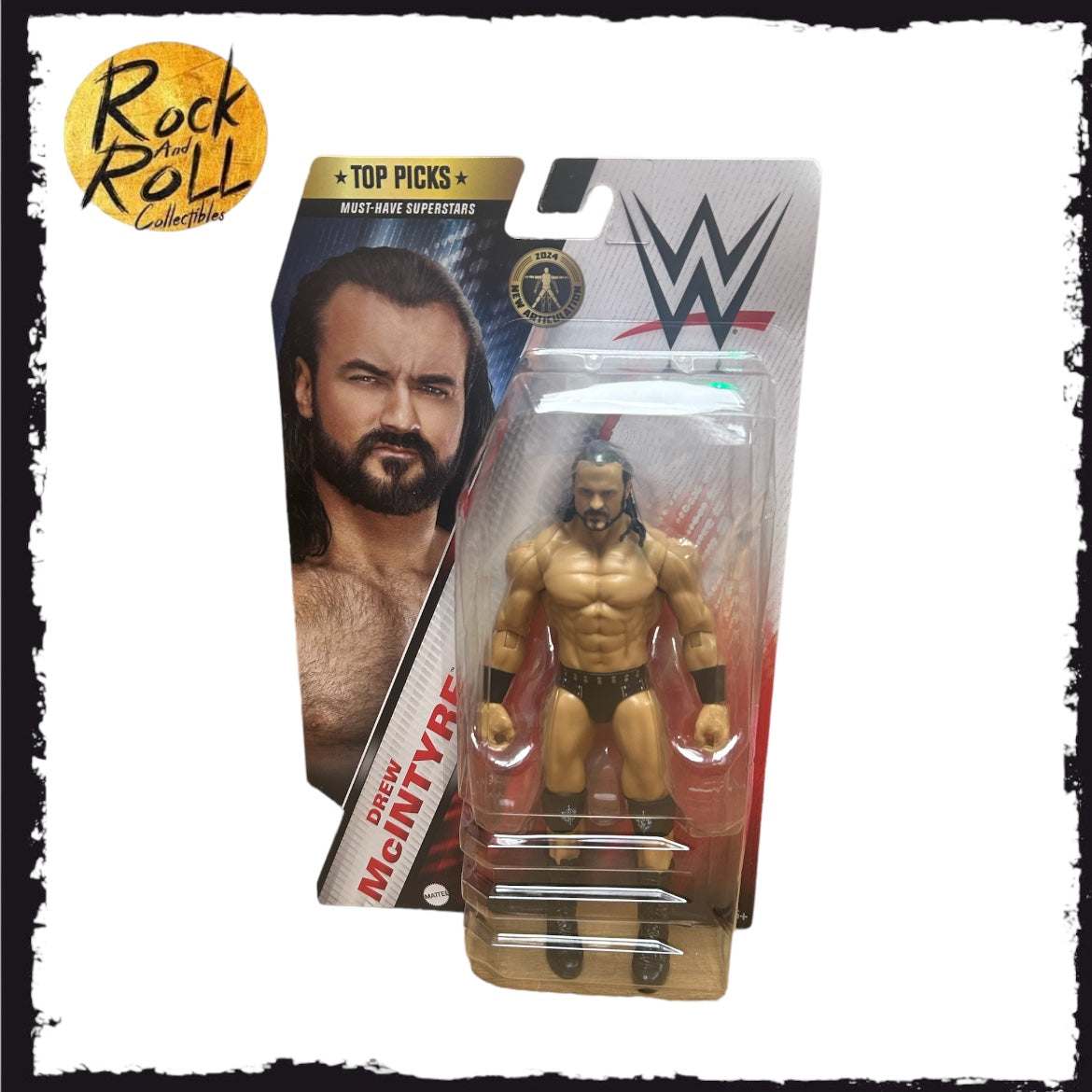 WWE Basic Series Top Picks Drew Mcintyre Action Figure US IMPORT