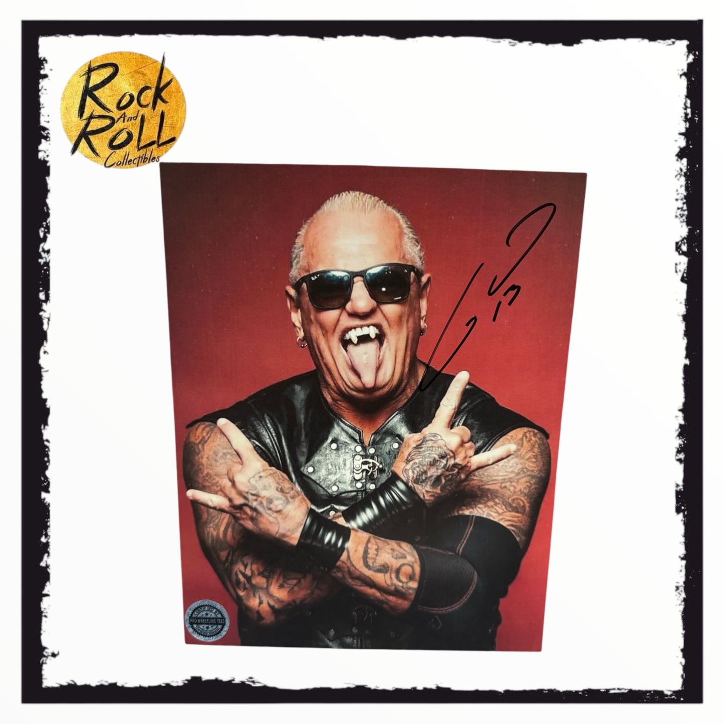 Pro Wrestling Tees - Signed Gangrel 8x10 Print