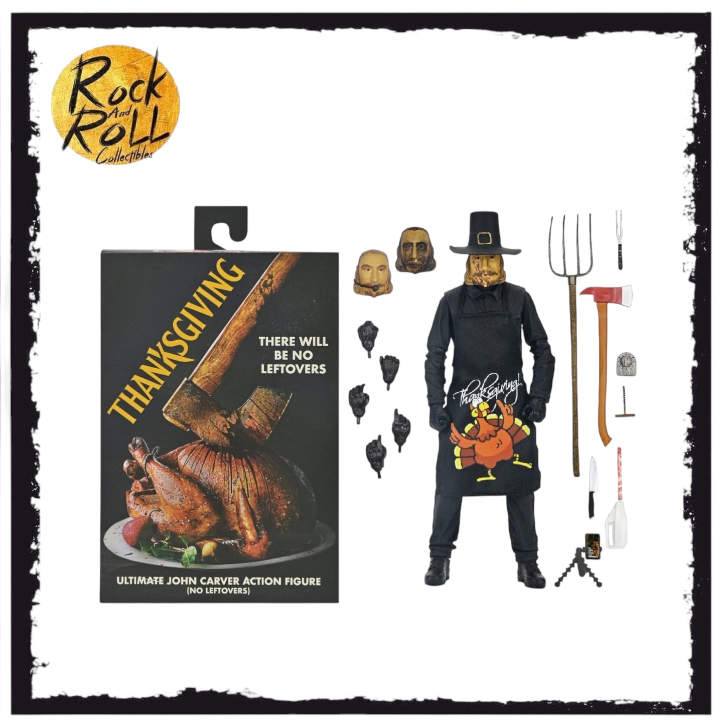 NECA Thanksgiving "No Leftovers" John Carver Ultimate 7” Scale Action Figure