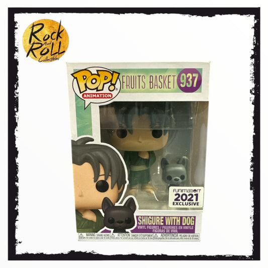 Fruit Basket - Shigure with Dog Funko Pop! #937 Funimation 2021 Exclusive - Condition 8/10