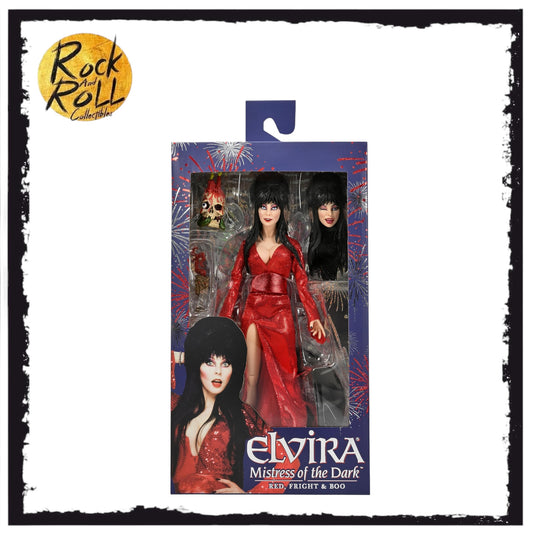 NECA Elvira “Red White & Boo” 8” Clothed Action Figure