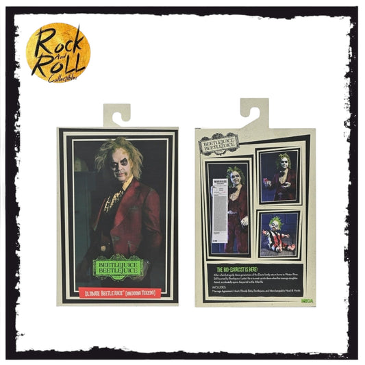 NECA Beetlejuice Beetlejuice "Red Tuxedo" Beetlejuice Ultimate 7” Scale Action Figure