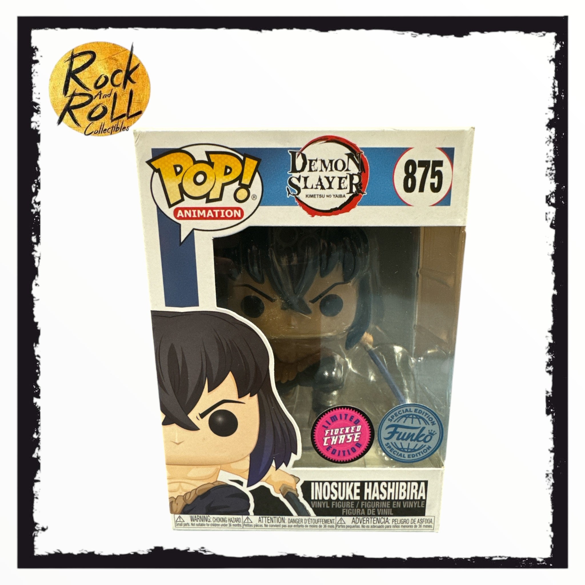 Inosuke hashibira Chase signed funko pop (demon high quality slayer)