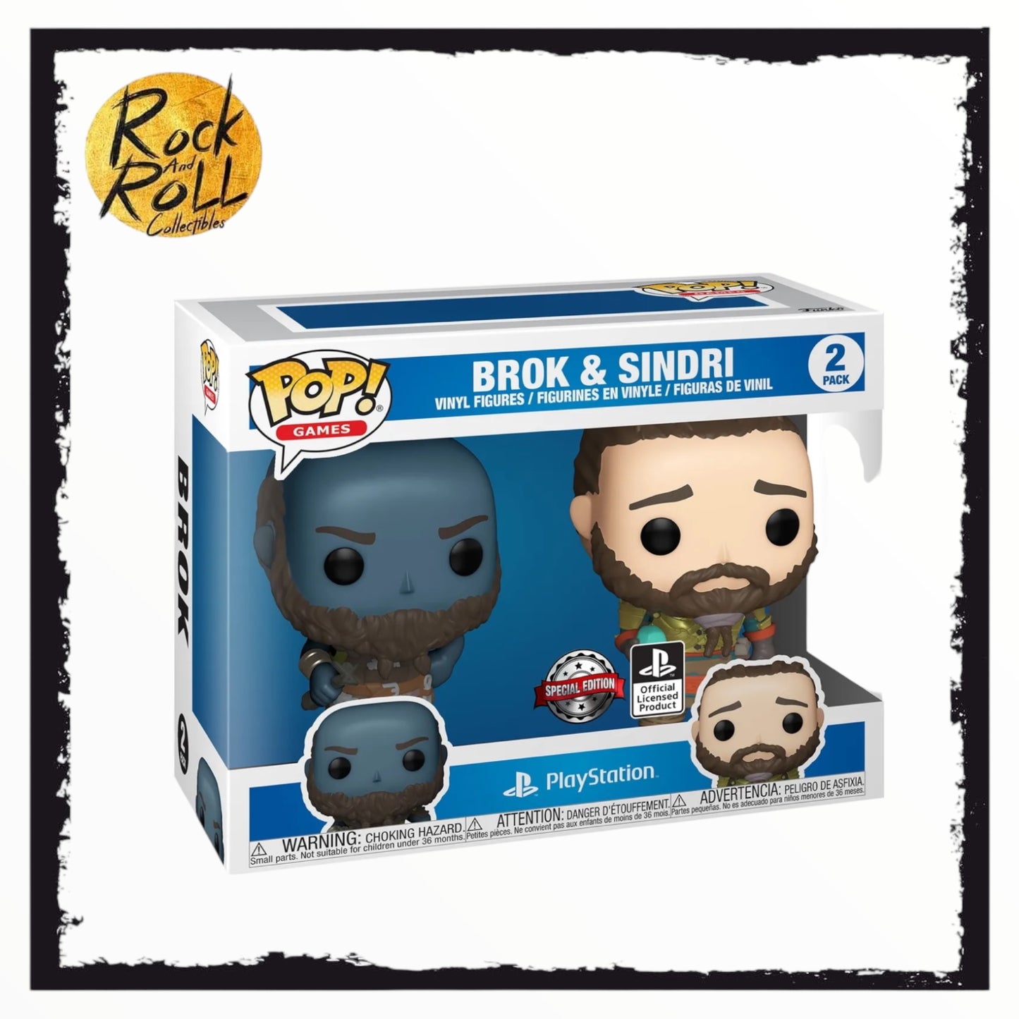 Funko Pop! Games - God of Wars - Brok & Sindri 2 Pack