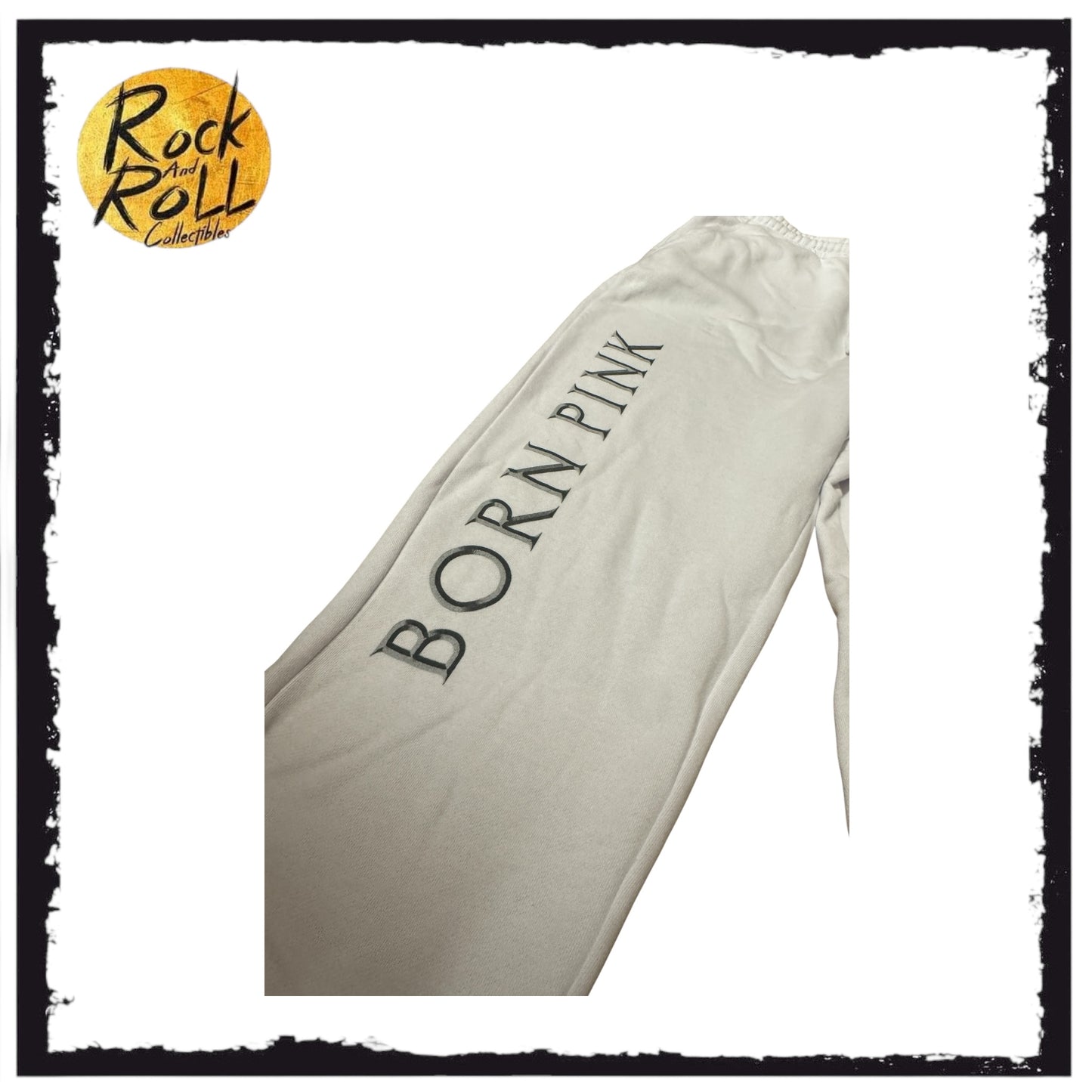 Blackpink White Joggers (Large)