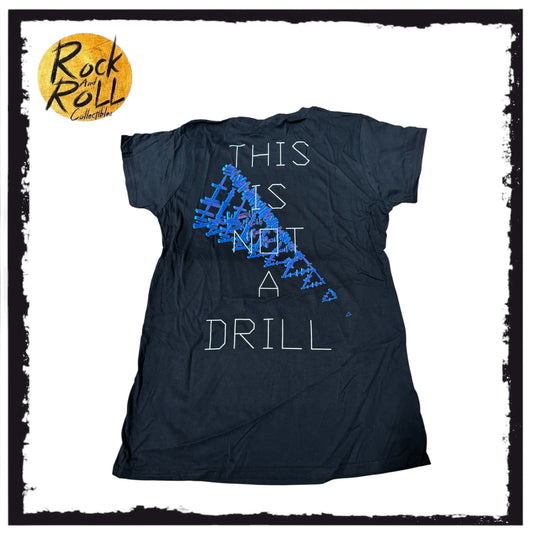 Roger Waters "This Is Not A Drill" Black Crewneck T-Shirt 'Pig'