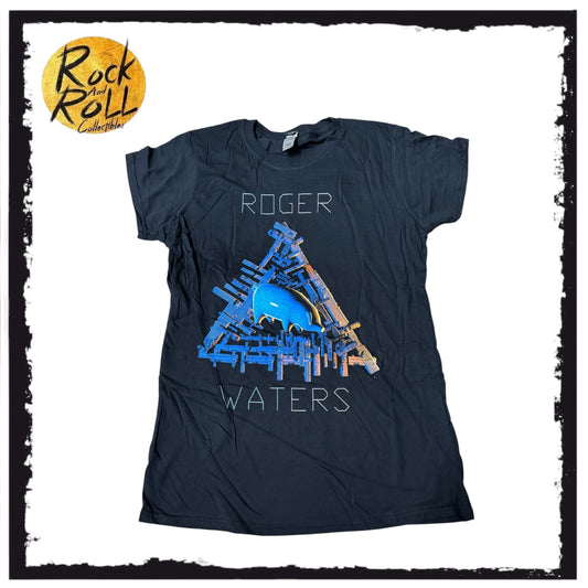 Roger Waters "This Is Not A Drill" Black Crewneck T-Shirt 'Pig'