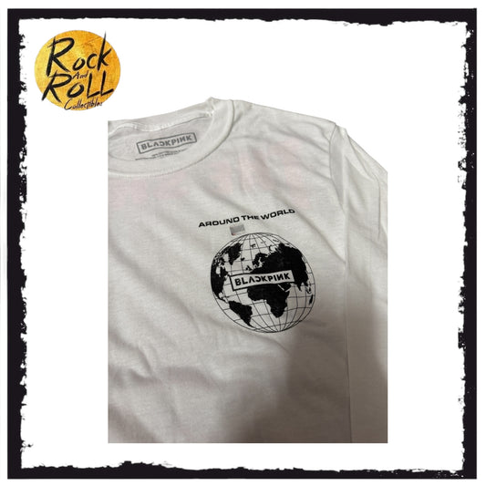 Blackpink - Around The World 'The Show' White Crewneck Long Sleeved Official T-Shirt